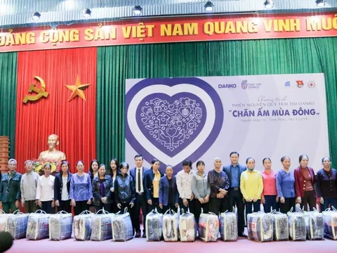 'Trái tim Danko' - Ấm áp chương trình thiện nguyện mùa đông tại Sông Lô, Vĩnh Phúc